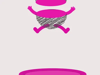 trampoline guy animation motion graphics