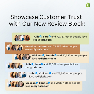 Showcase Customer Trust optimize product pages optimize shopify store product page review block shopify