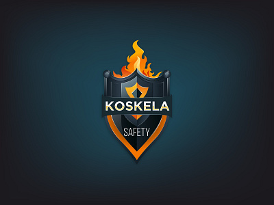 Smooth Gradient 2D logo - Koskela Safety 2d logo gradient logo logo smooth gradient 2d logo