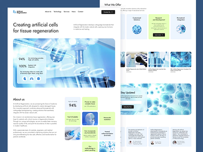 Biotech Company Website Design biomedical biotech biotech website clinic clinic website company website design doctor health healthcare hospital lab laboratory medicine medtech microbiology science ui website wellness