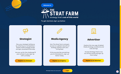 The Stratfarm ui