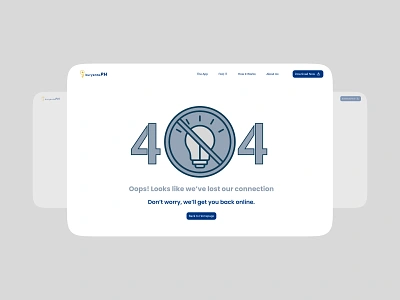 Daily Challenge 08 - 404 Page Design 404pagedesign challenge08 dailyui desktop