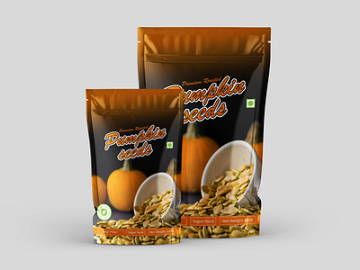 Pumpkin seeds doypack design box packaging brand design branding business coreldraw corporate design creative doypack design graphic design graphic designer illustrator indian label design modern packaging packaging design photoshop product packaging pumpkin seed packaging trendy