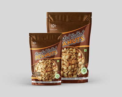 Roasted Peanuts doypack Packaging design branding doypack design graphic design graphic designer label design packaging packaging design pouch packaging product packaging