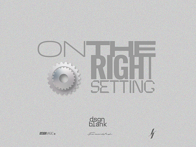 On The Right Setting branding design graphic design illustration logo typography