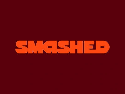 Smashed! 60s 70s 80s branding burgers hamburger logo logo design logotype new orleans restaurant brand restaurant branding retro smashed burger type design typographer typography