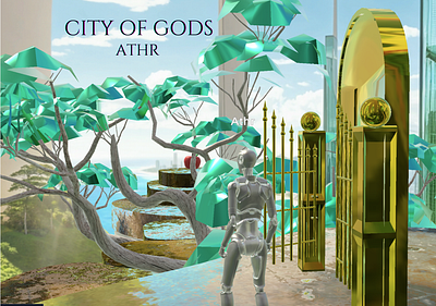 City of Gods Virtual World architecture art virtual reality world building