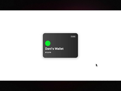 Digital wallet design engineer nextjs product design react ui