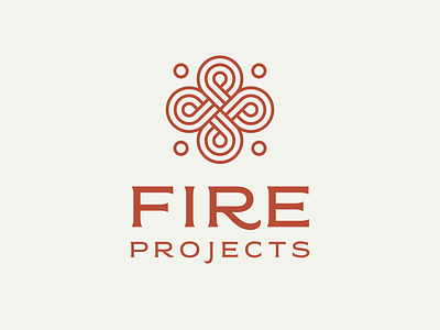 FIRE Projects Logo Concept branding design graphic design illustration lettering logo typography vector