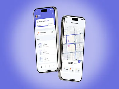 TrackRec | Activity tracking app activity app design figma ios mobile product tracking ui ux