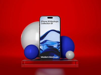 iPhone 16 Mockup 3d c4d iphone mockup portfolio tools redshift ui web web design