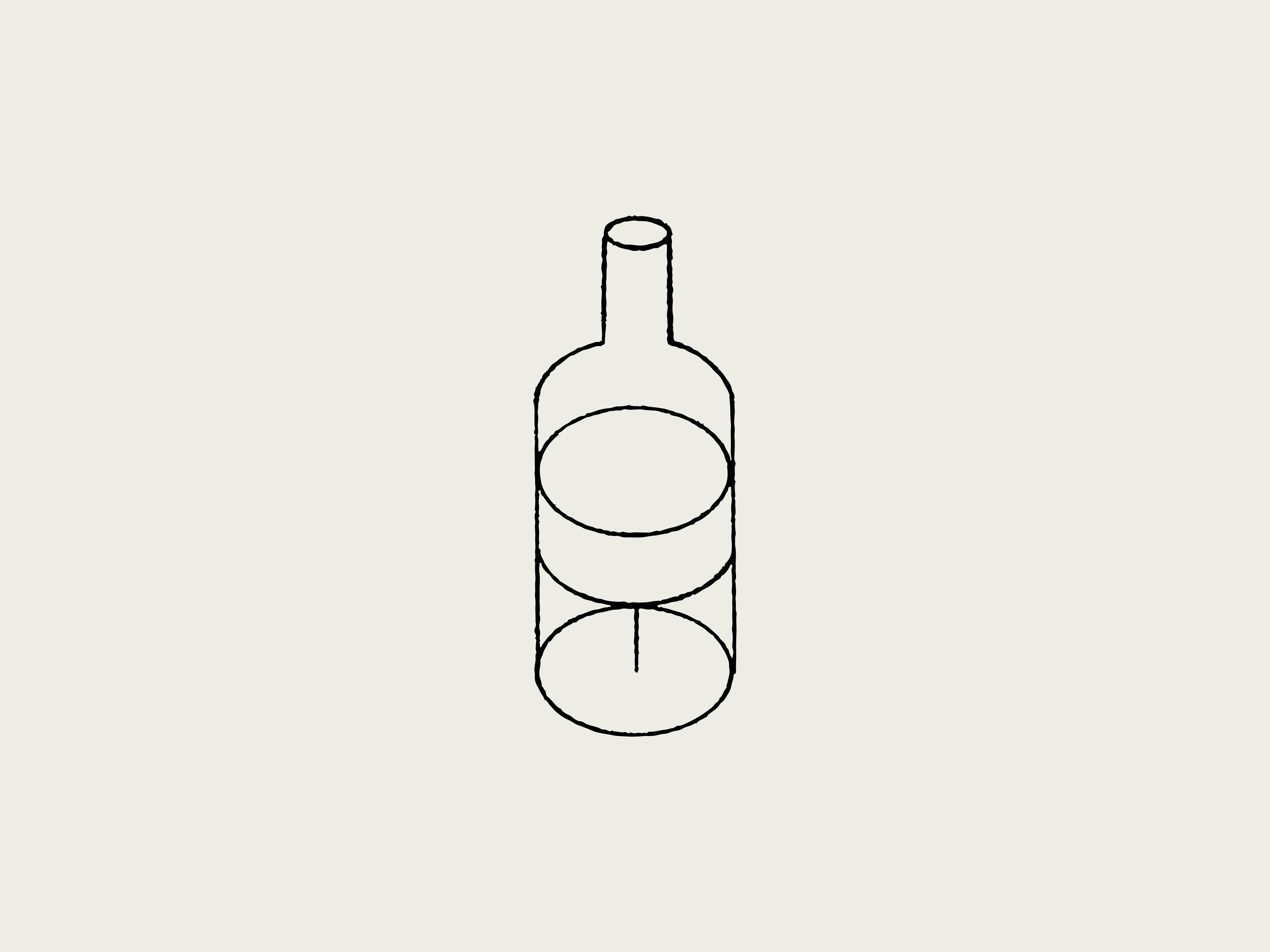 "Bottle and Glass" - minimalist line art illustration abstract art artwork bottle composition contemporary design glass graphic design icon illustration line art line drawing minimalist modern negative space print simplicity visual wine