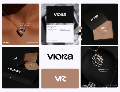 Viora Jewellery Brand Identity | Visual Identity | Wordmark animation app branding campaign design elegant logo graphic design illustration logo logo grid typography ui ux vector visual identity wordmark logo