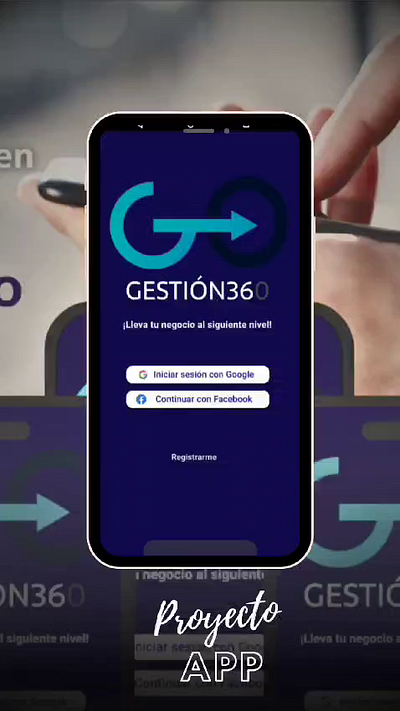 App Gestión360 / UI Motion animation ui