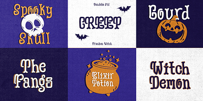 Franken Witch - Halloween Fun Font black