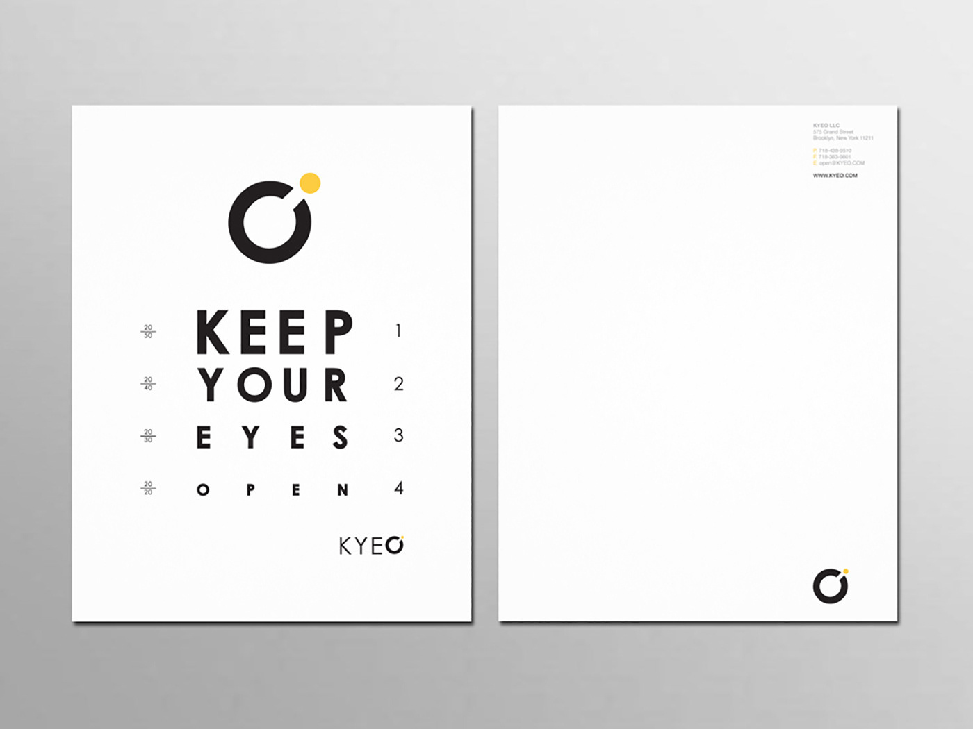 KYEO - Keep Your Eyes Open branding identity identity system logo logo design