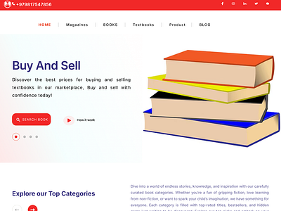 Book Shop Ui/UX book book shop uiux design dribbble ecommerce figma ui ux