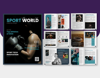 Dynamic Sports Magazine Layout | Clean & Modern Design action photography boldlayout clean layout designinspiration dynamic design editorial design graphic design magazine design magazine layout modern design pagedesign print design professionaldesign publication design sports content sports design sports magazine sportseditorial typography visual storytelling