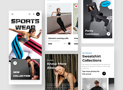 Orbitrack - Mobile Responsive app design app mobile branding calfin danang catalog design app e commerce figma gym mobile mobile app mobile app design running spark pixel sport sportwear ui ui mobile ui ux