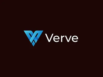 Verve, V Letter Logo Design 2danimation 3d animation construction engineering fasihon gradient graphic design graphicsdesigner interiordesign merchdesign multimedia need saas tech technology ui v leter v letter logo design