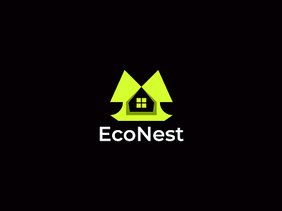 eco nest logo, home, house, real estate, building, construction branding build logo building logo construction logo cottage logo eco brand environmental design green architecture green living home logo house logo housing logo logo logo design logotype nature logo property logo real estate logo realty logo vector logo