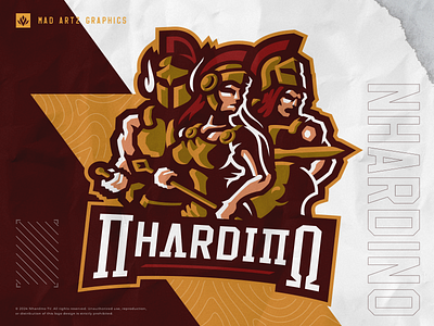 Greek Demigods Perseus, Aphrodite, Achilles Gaming Logo Design branding demigod design esports gaming graphic design greek god illustration logo logo design mascot mascot logo revamp sports