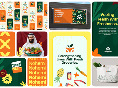 Online Grocery Shop Brand Design | Ecommerce Website UI/UX arabic ui brand design brand identity branding ecommeerce branding ecommerce figma focotik food delivery grocery grocery branding grocery shopping grocery store mobile online online shopping service shopping ui uiux