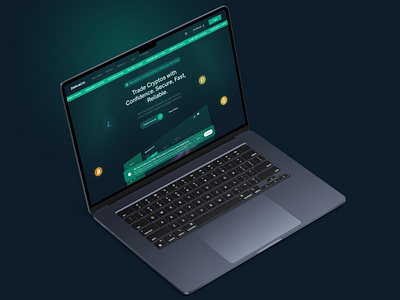 Crypto Website Darkmode crypto crypto web dailyui darkmode designinspiration responsive web trade web trading ui uiux uiuxdesign website