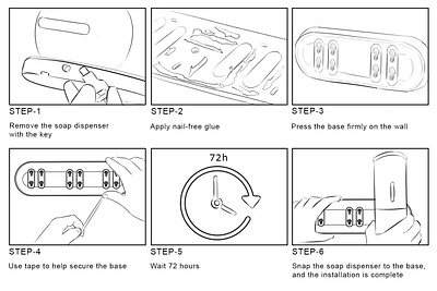 Instruction Illustrations adobe illustrator adobe photoshop branding concept design illustration