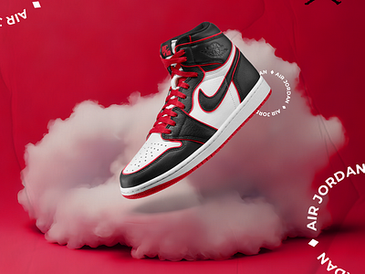 Air Jordan - Elevated in Style adobe adobe photoshop designer graphic design graphic designer photoshop design post design post design ideas social media design social media post design