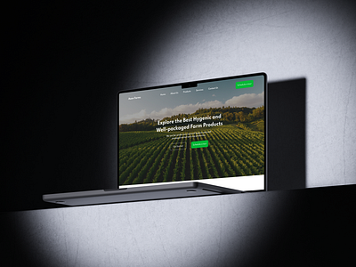 Aeon Farms website agritech design farm website landing page ui ui design uiux website design