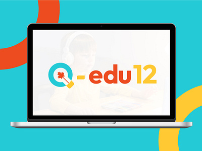 Q-edu 12 branding design education graphic design illustartor illustration logo logo design mathematics online school science