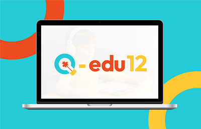 Q-edu 12 branding design education graphic design illustartor illustration logo logo design mathematics online school science