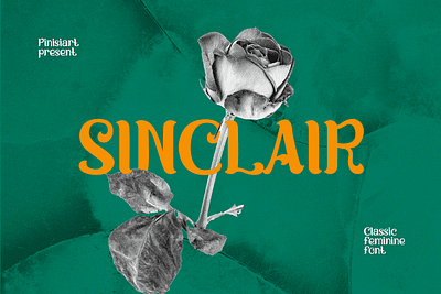 SINCLAIR – Classic Feminine Font display font feminine aesthetic