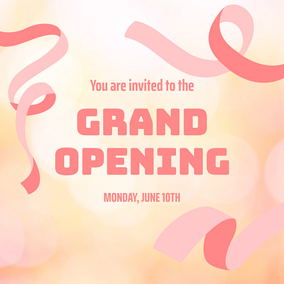 Grand Opening branding grand open graphic design