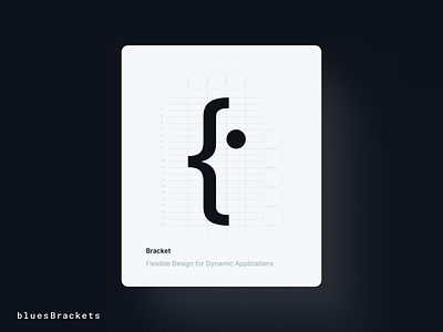 bluesBrackets Logo – Monospace Meets Light Theme 🌞 bluesbrackets brandidentity cleandesign creativebranding lighttheme logodesign