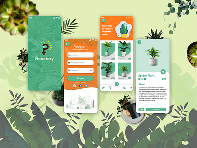 Plant Mobile App design inspiration mobile app design plant ui user interaction