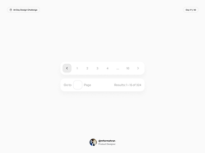 Pagination 30 day design challenge pagination product design ui design uiux uiux design ux design