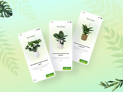 Plant Shop - Mobile App UI Design appdesign design floral mobileapp mobilescreen nature plant plant app plantshop screens shop app shopscreen treeapp trees treeshop ui uidesign uiux ux uxdesign