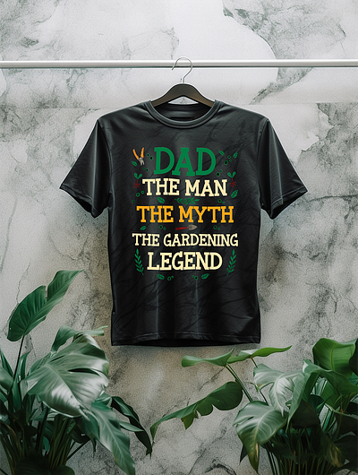 Gardening Dad Garden Lover T-shirt Design gadening t shirt gardening dad design graphic design print design t shirt design