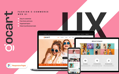 Fashion-Ecommerce Web UI Design branding clothing e commerce fashion graphic design mobile app model online shop online shopping shop shopping style ui ui design uiux ux website design