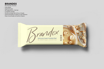 Brandex Healthy Bar - Premium Quality Packaging Design (EPS) designer asset