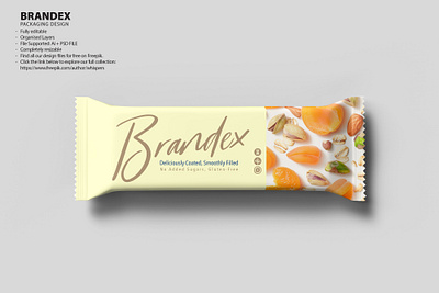 Brandex Healthy Bar - Premium Quality Packaging Design (EPS) designer asset