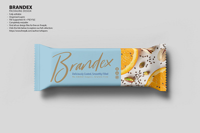 Brandex Healthy Bar - Premium Quality Packaging Design (EPS) designer asset