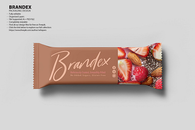 Brandex Healthy Bar - Premium Quality Packaging Design (EPS) designer asset