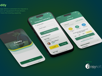 Ansysoft has designed the app named "Caddy" . adobephotoshop ansysoft capacity constructionequipment contractorlife drivers equipmentdelivery equipments equipmenttransport logisticsolutions mobileapp rentaldelivery towing towingapp uberequipment