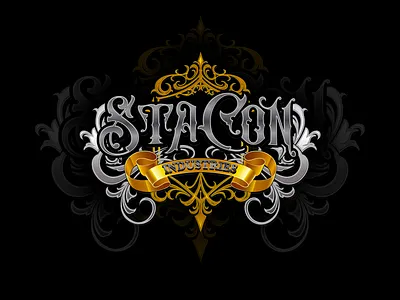 STA CON INDUSTRIES - CUSTOM LOGO blackletter calligraphy customlogo gothicletter logodesigner logomaker