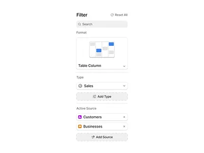 Configuration Sidebar app chart component configuration dashboard design design system figma filter landing page minimalist modal product settings sidebar table ui ui design ui kit widget