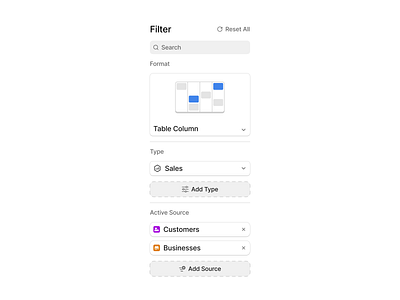 Configuration Sidebar app chart component configuration dashboard design design system figma filter landing page minimalist modal product settings sidebar table ui ui design ui kit widget