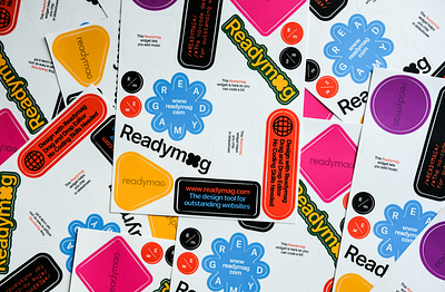 New Readymag Merch clothing logo merch merchandising sticker textile